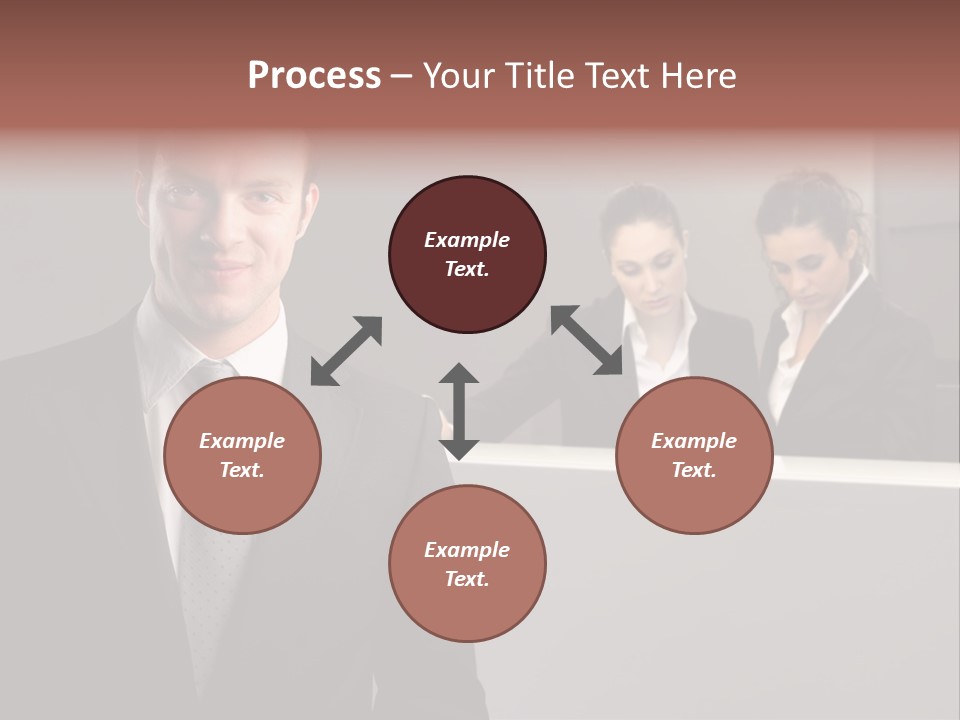 Smiling Success Man PowerPoint Template