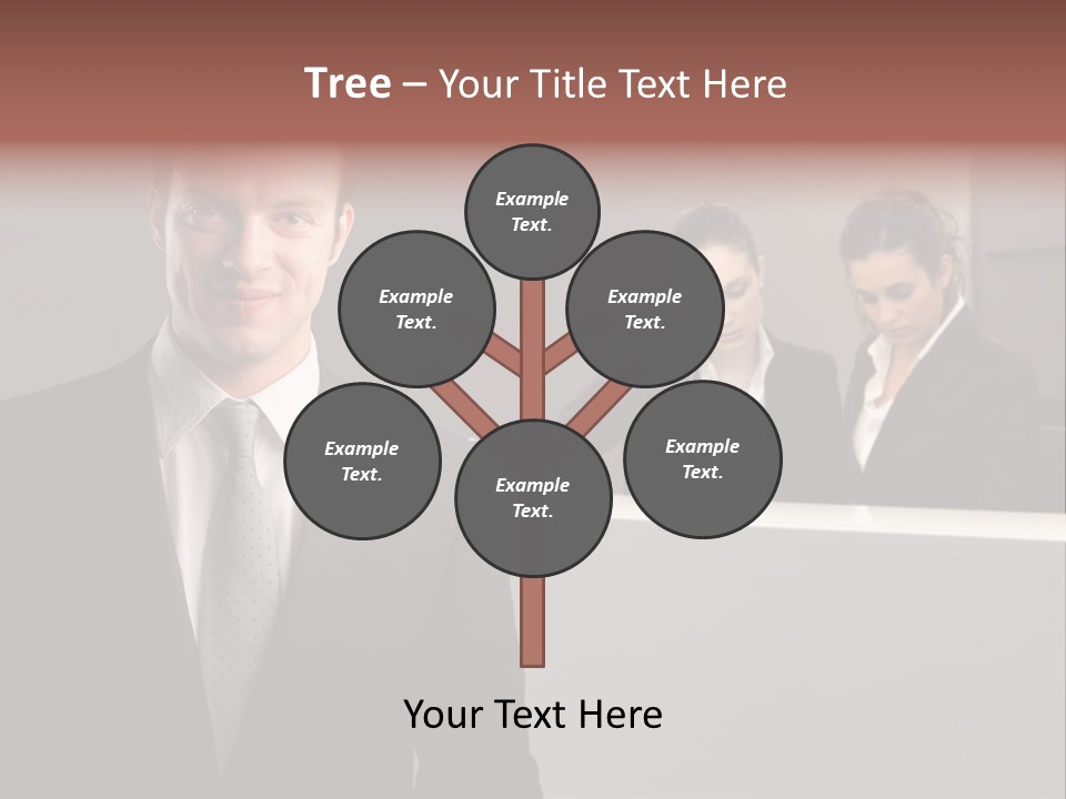 Smiling Success Man PowerPoint Template