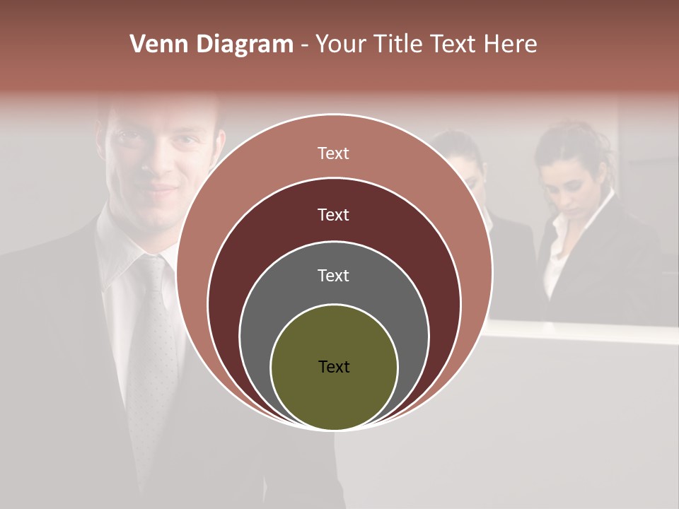 Smiling Success Man PowerPoint Template