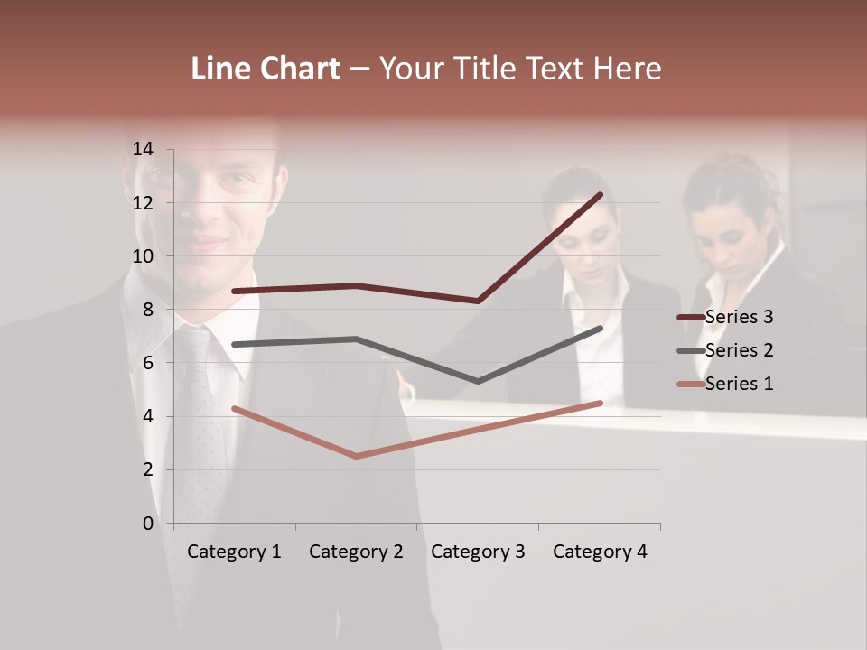 Smiling Success Man PowerPoint Template
