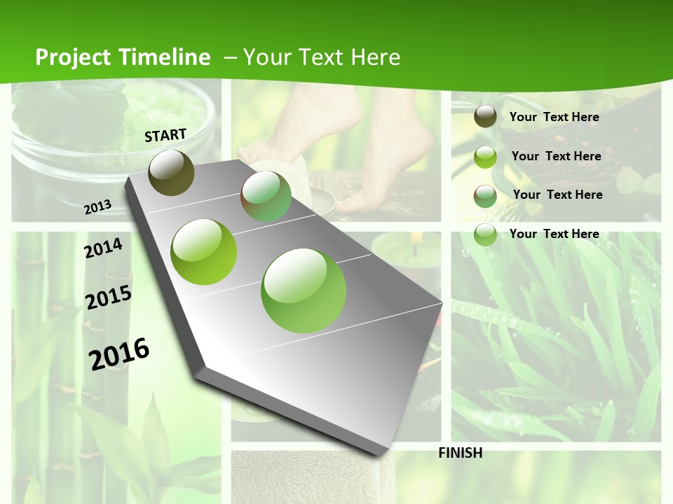 Bamboo Medical Legs PowerPoint Template