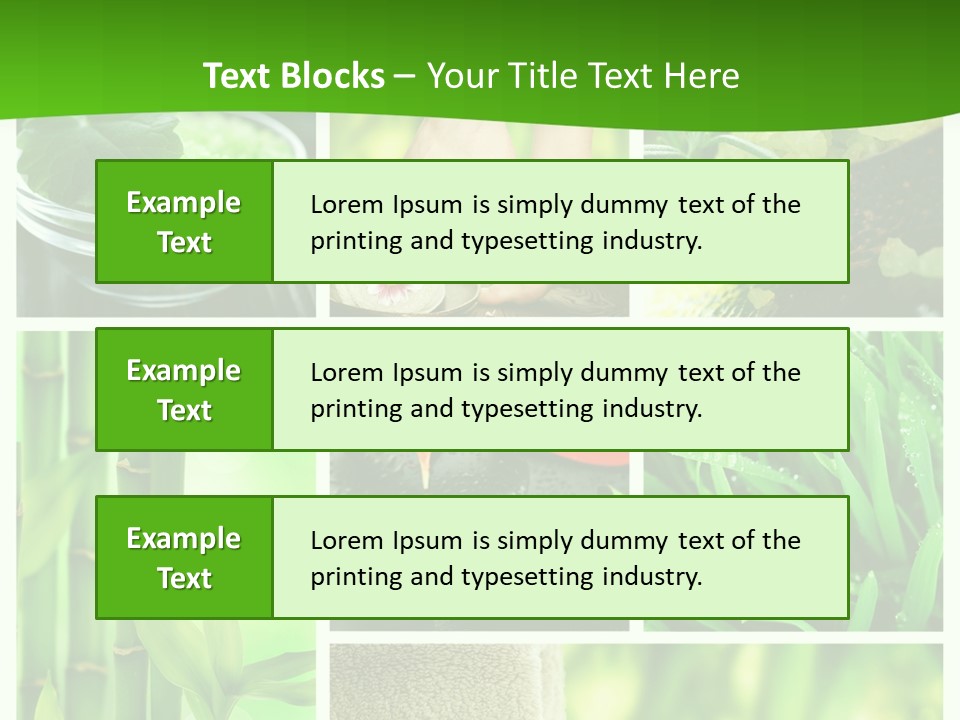 Bamboo Medical Legs PowerPoint Template