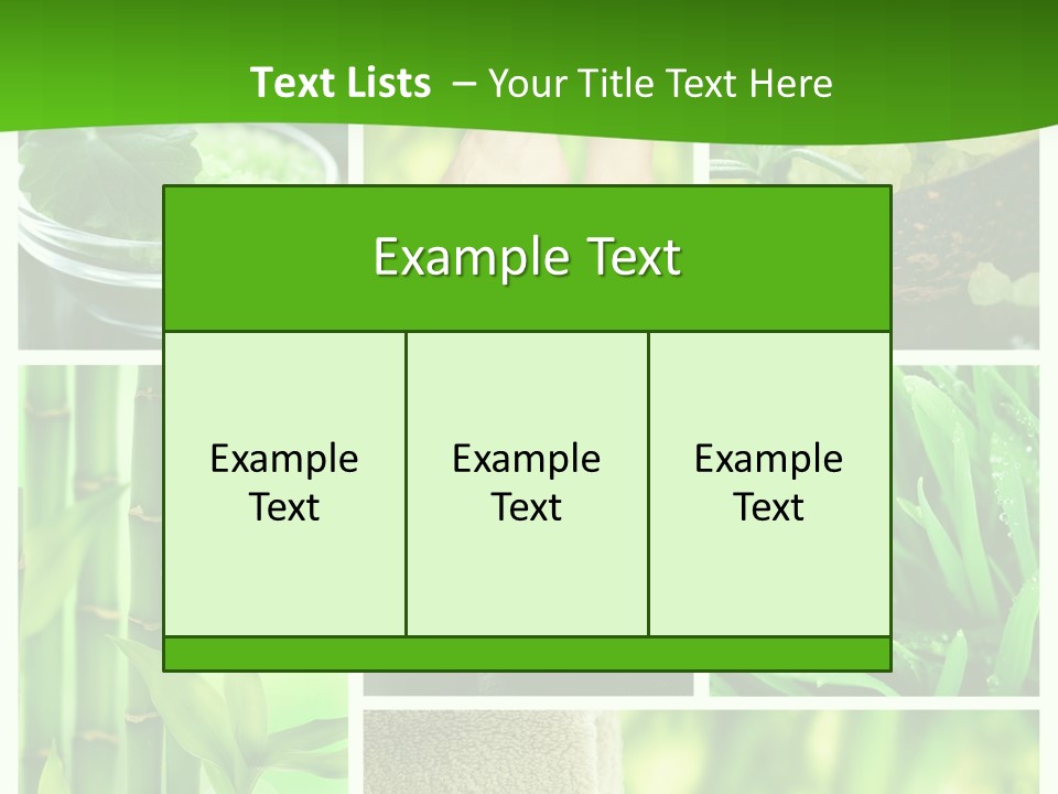 Bamboo Medical Legs PowerPoint Template