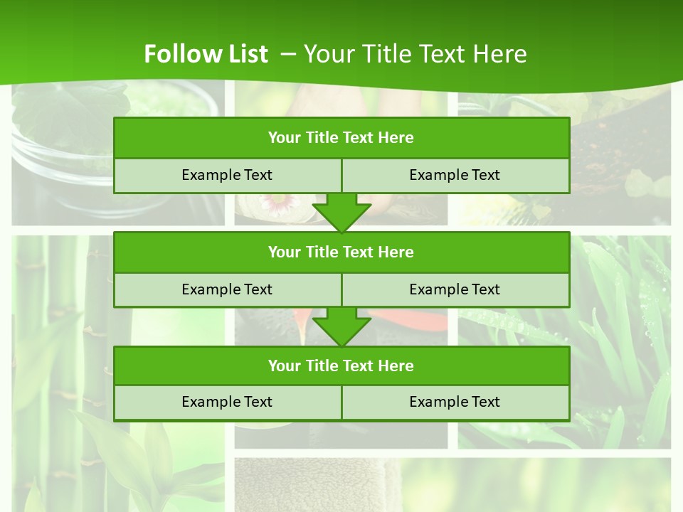 Bamboo Medical Legs PowerPoint Template