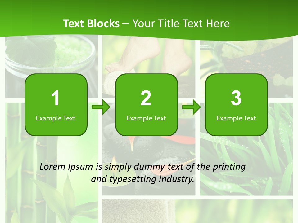Bamboo Medical Legs PowerPoint Template