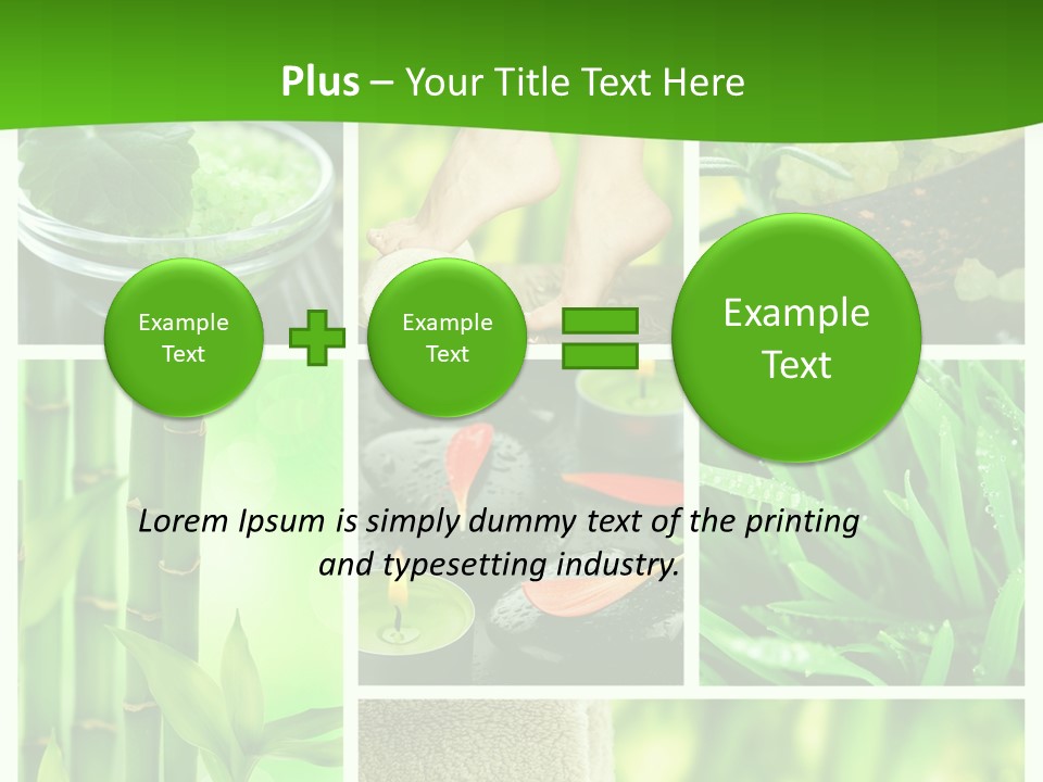 Bamboo Medical Legs PowerPoint Template