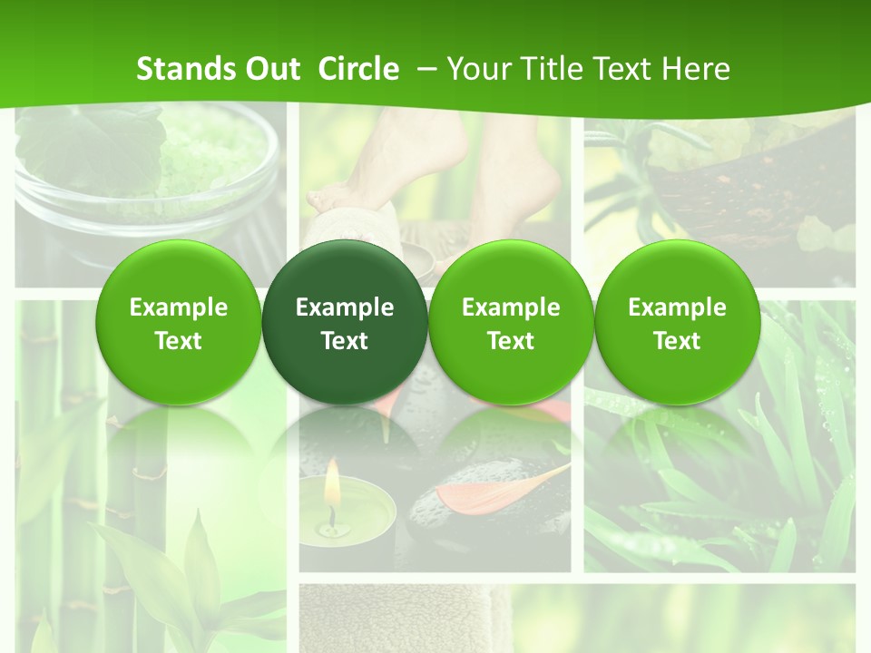 Bamboo Medical Legs PowerPoint Template