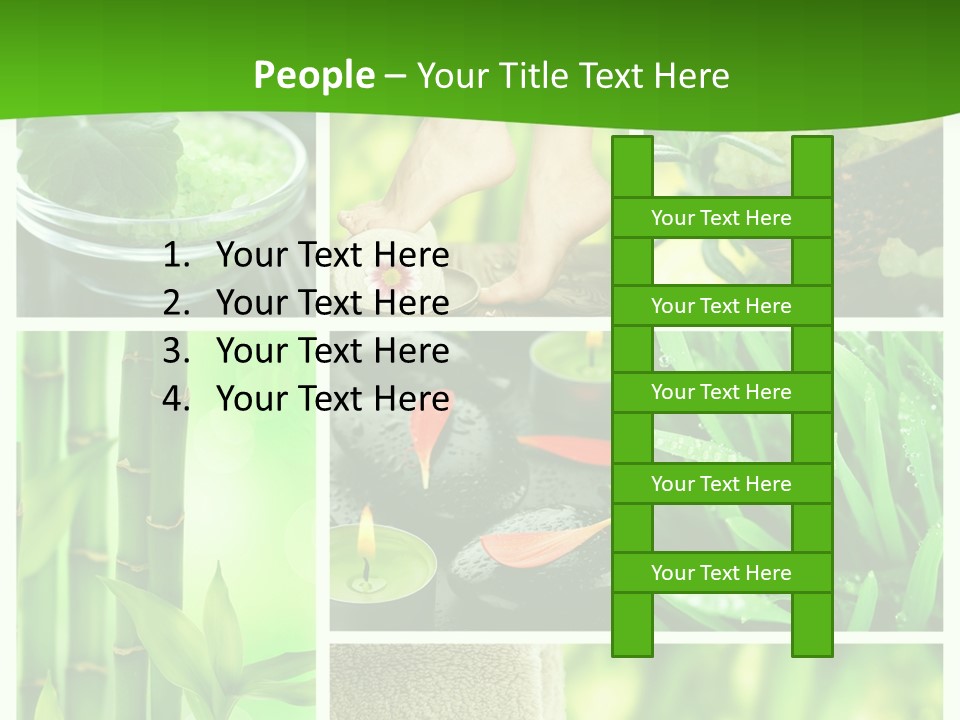 Bamboo Medical Legs PowerPoint Template