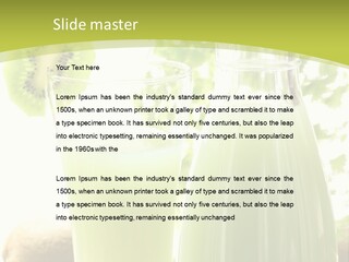 Drink Tropical Healthy PowerPoint Template
