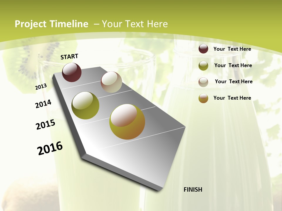 Drink Tropical Healthy PowerPoint Template