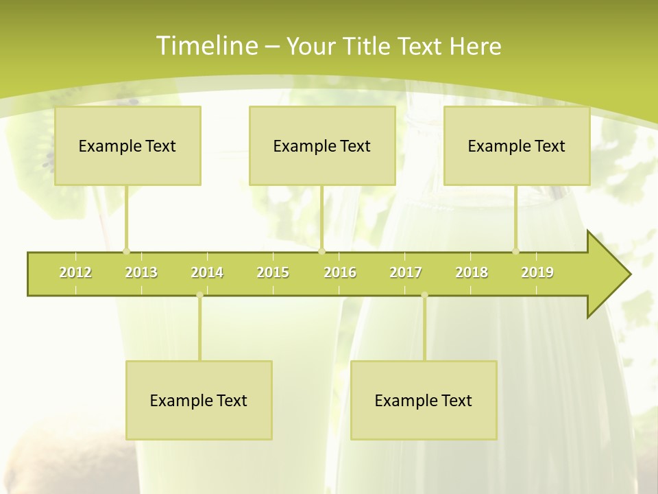 Drink Tropical Healthy PowerPoint Template