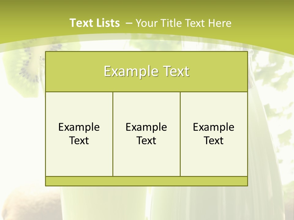 Drink Tropical Healthy PowerPoint Template