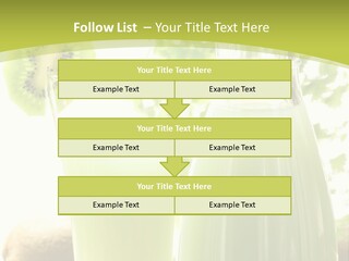 Drink Tropical Healthy PowerPoint Template