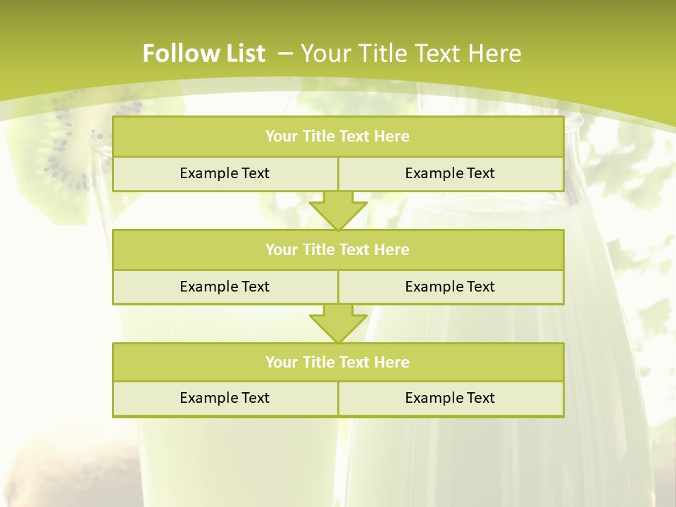 Drink Tropical Healthy PowerPoint Template