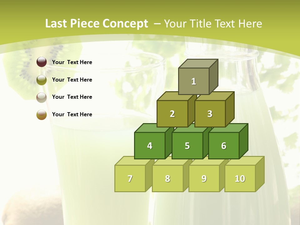 Drink Tropical Healthy PowerPoint Template