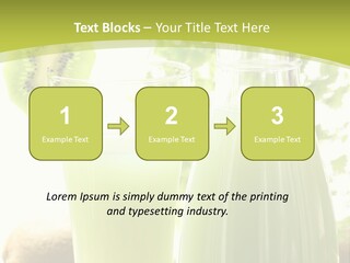 Drink Tropical Healthy PowerPoint Template