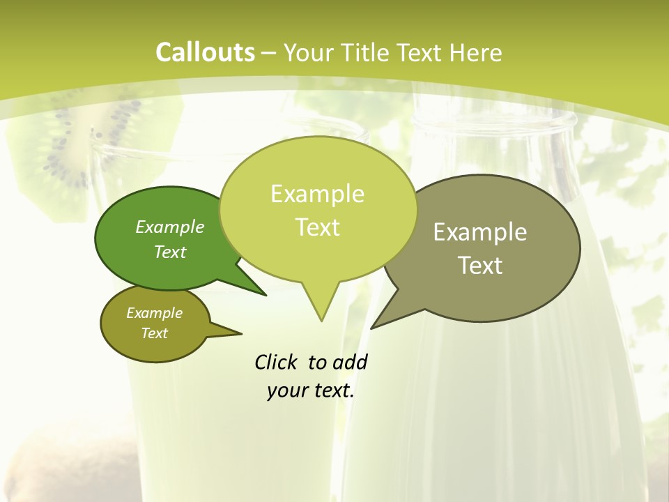 Drink Tropical Healthy PowerPoint Template