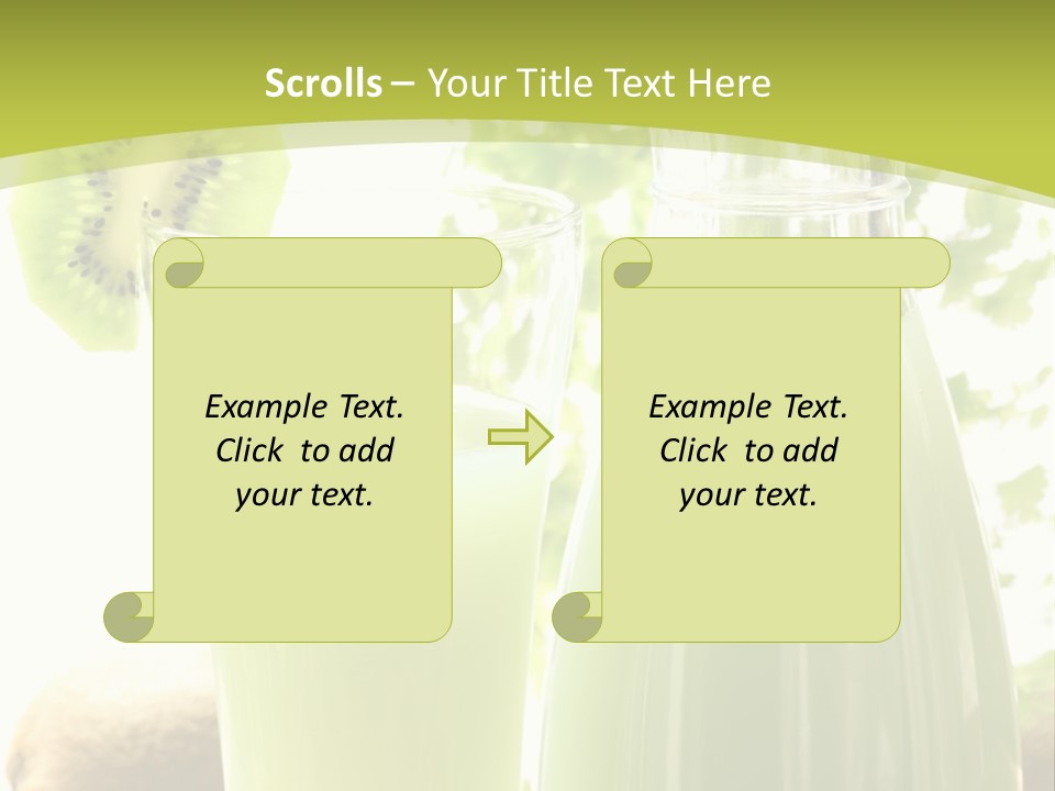 Drink Tropical Healthy PowerPoint Template