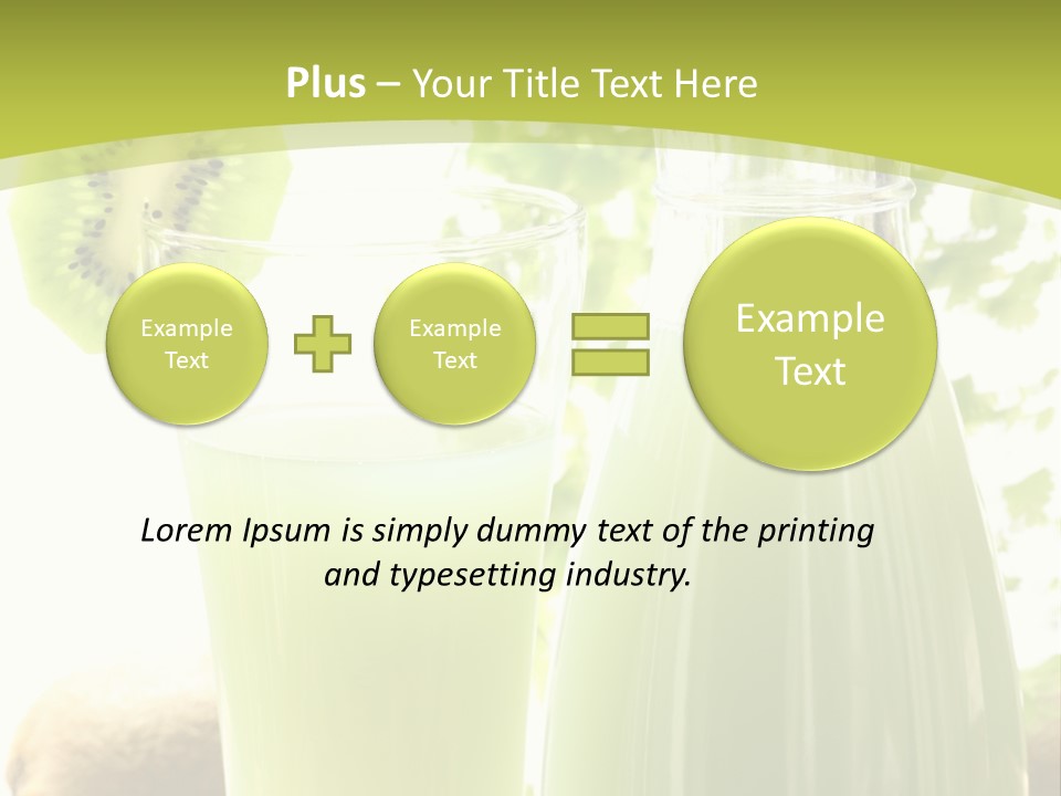 Drink Tropical Healthy PowerPoint Template