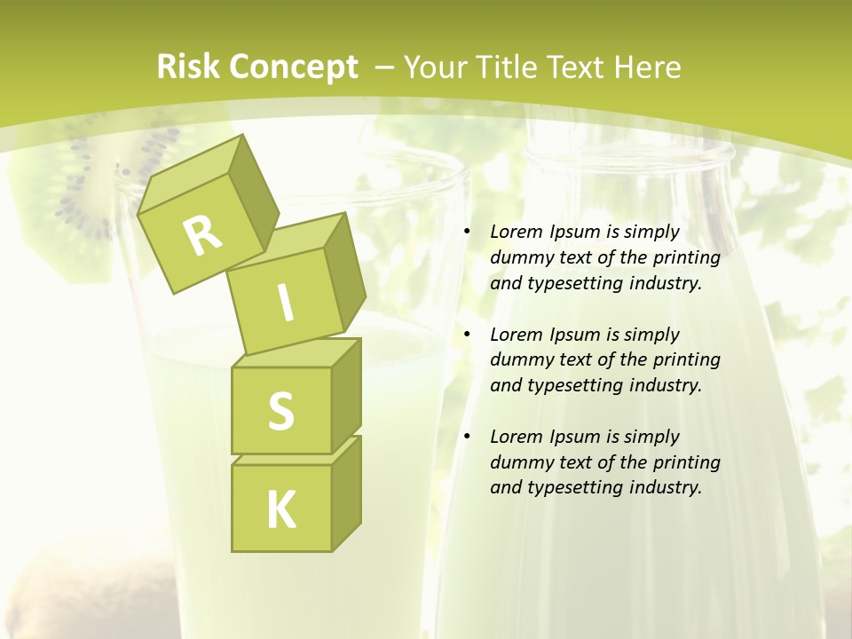 Drink Tropical Healthy PowerPoint Template