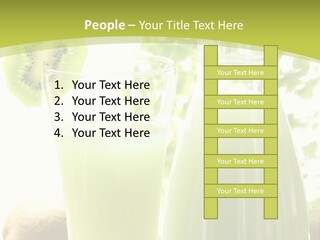 Drink Tropical Healthy PowerPoint Template