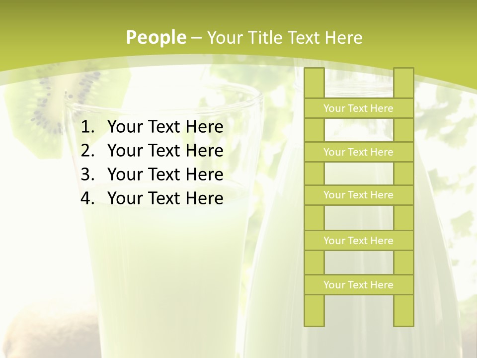 Drink Tropical Healthy PowerPoint Template