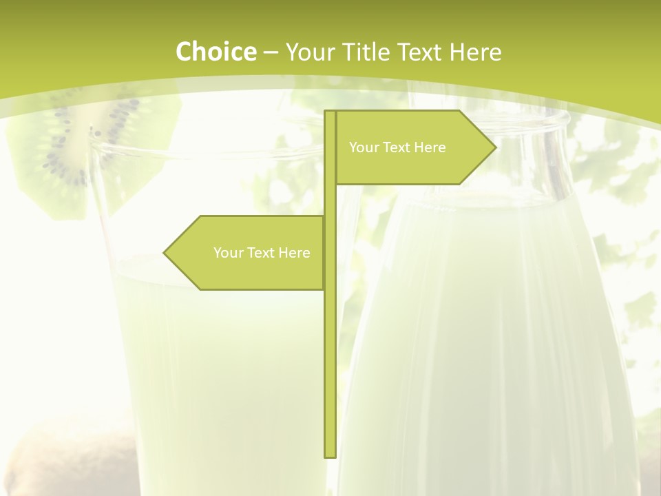 Drink Tropical Healthy PowerPoint Template