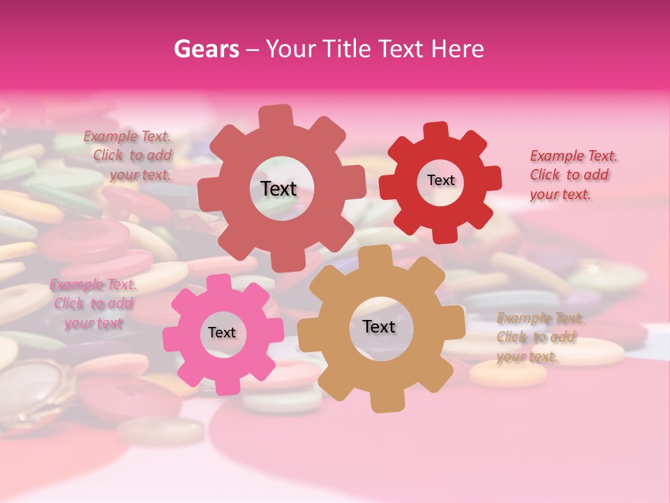 Pool Clothes Macro PowerPoint Template