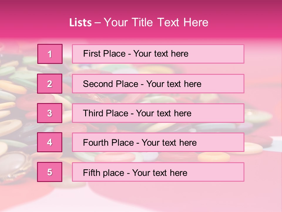 Pool Clothes Macro PowerPoint Template