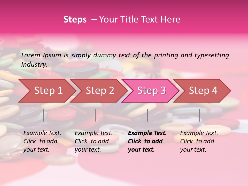 Pool Clothes Macro PowerPoint Template