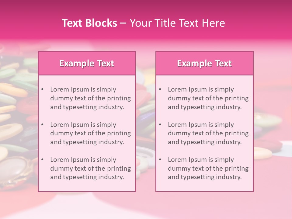 Pool Clothes Macro PowerPoint Template