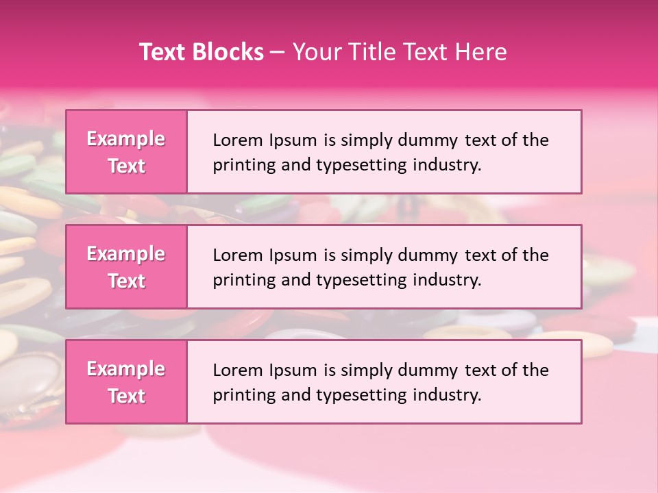 Pool Clothes Macro PowerPoint Template