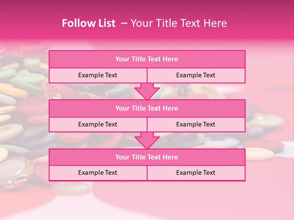 Pool Clothes Macro PowerPoint Template
