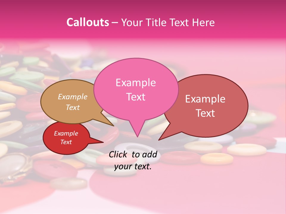 Pool Clothes Macro PowerPoint Template