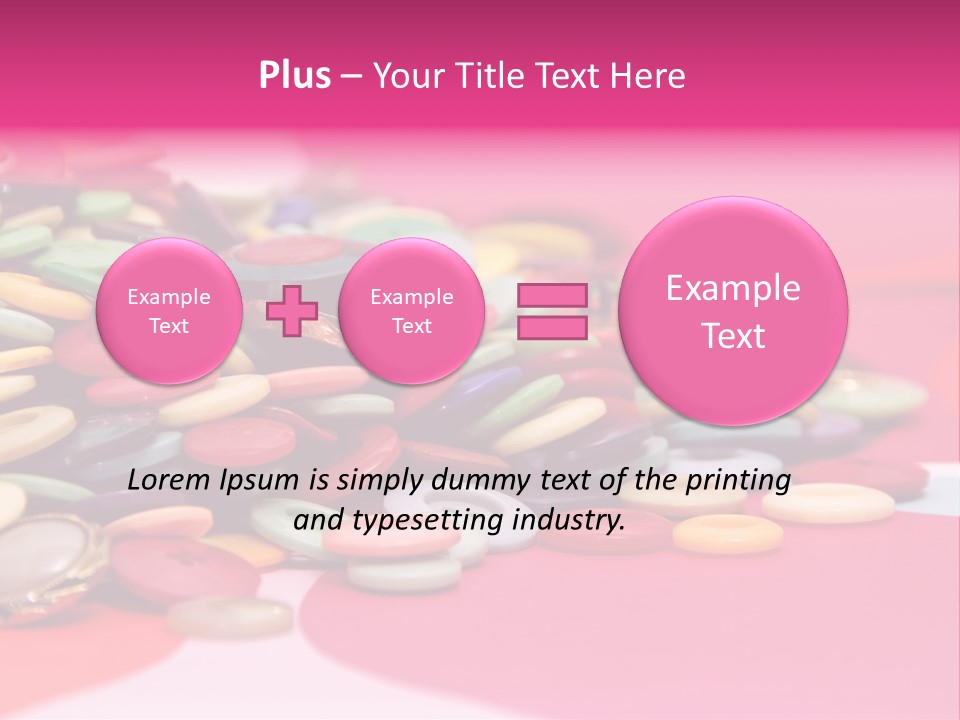 Pool Clothes Macro PowerPoint Template