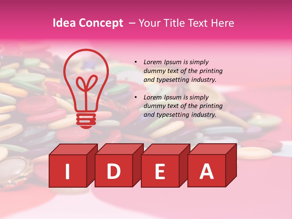 Pool Clothes Macro PowerPoint Template