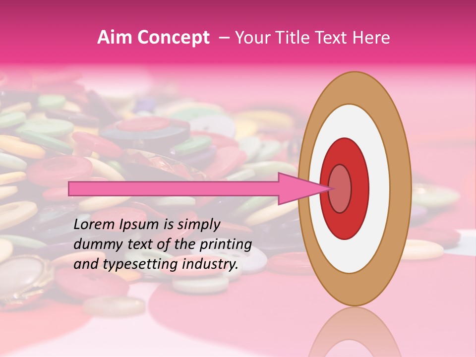 Pool Clothes Macro PowerPoint Template