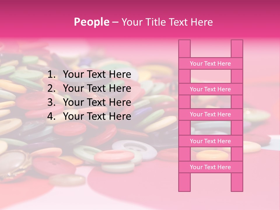 Pool Clothes Macro PowerPoint Template