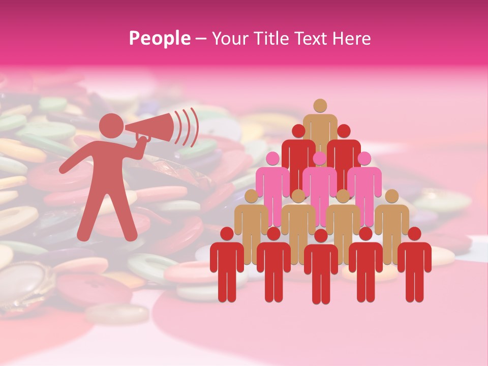 Pool Clothes Macro PowerPoint Template