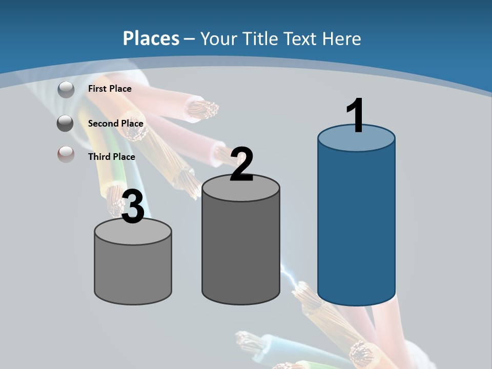 Fire Electric Shock PowerPoint Template