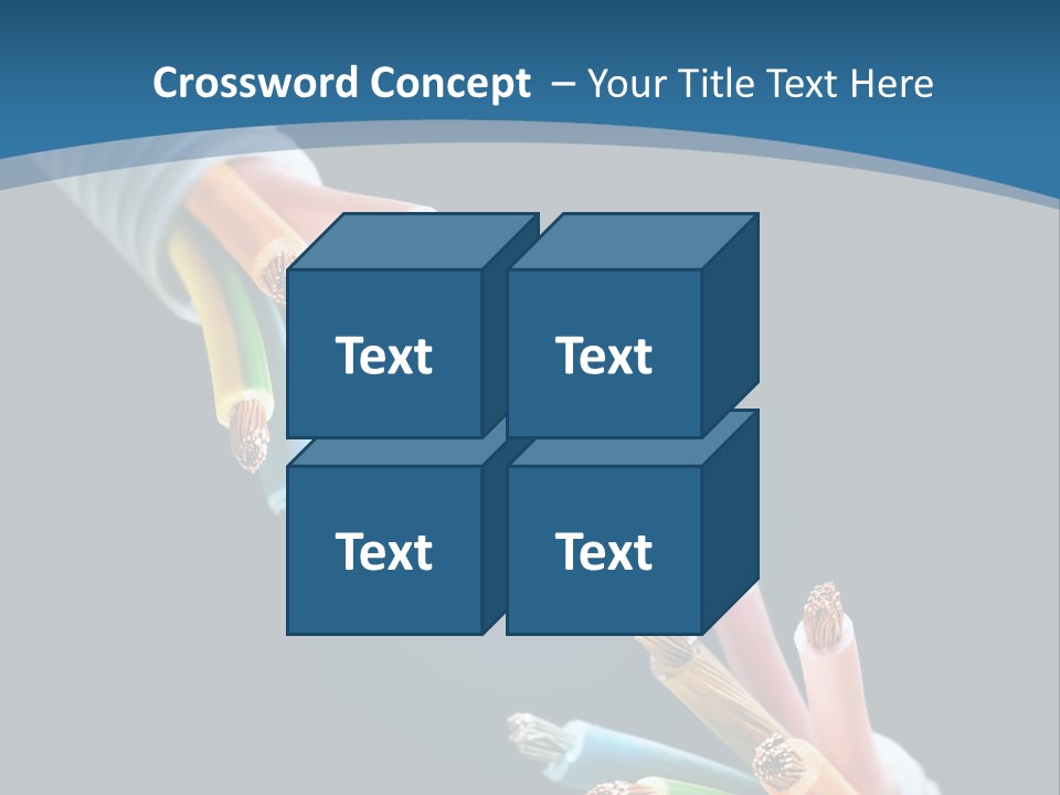 Fire Electric Shock PowerPoint Template