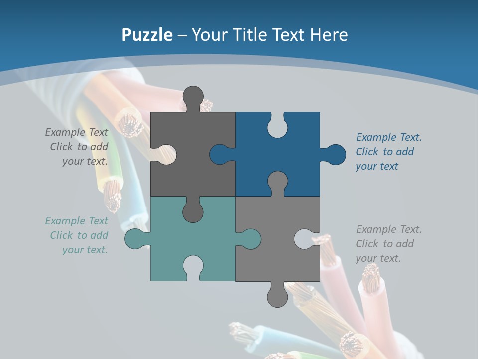 Fire Electric Shock PowerPoint Template