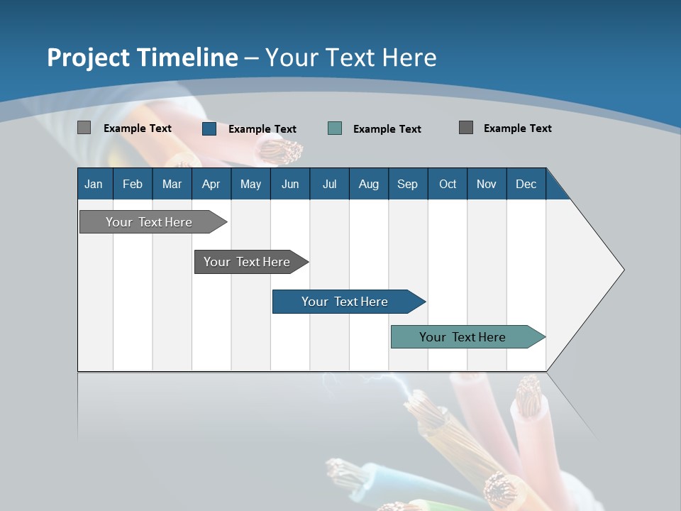 Fire Electric Shock PowerPoint Template