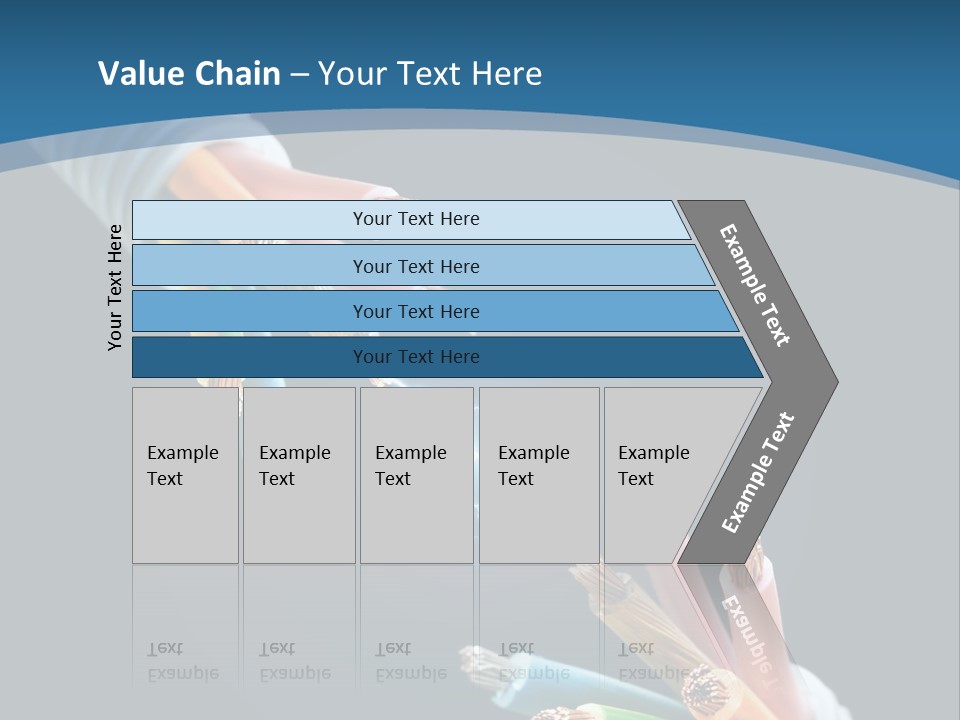Fire Electric Shock PowerPoint Template