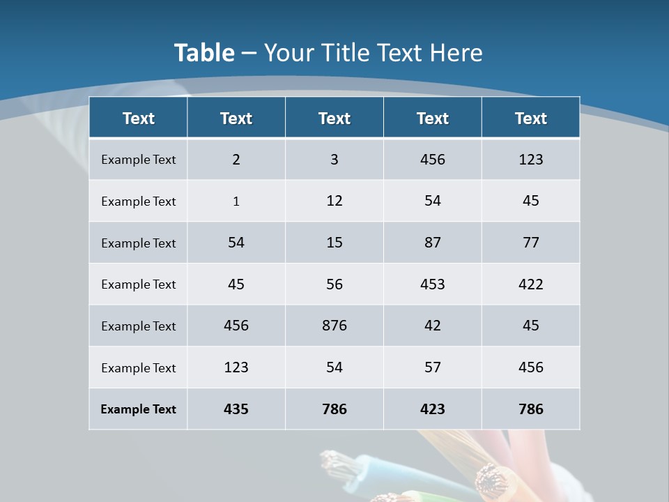 Fire Electric Shock PowerPoint Template