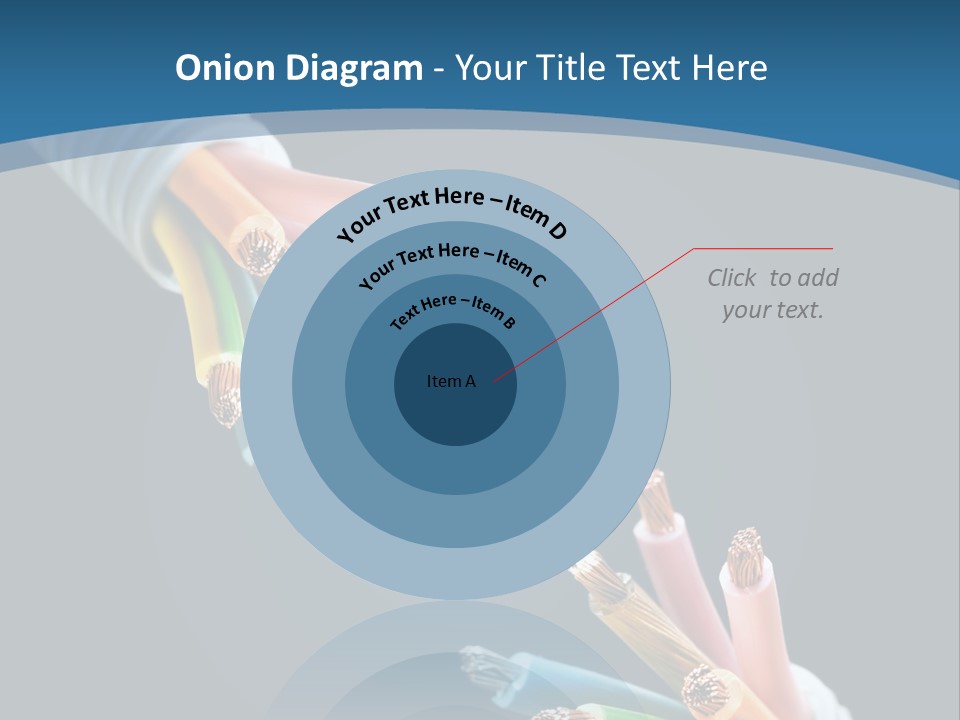 Fire Electric Shock PowerPoint Template