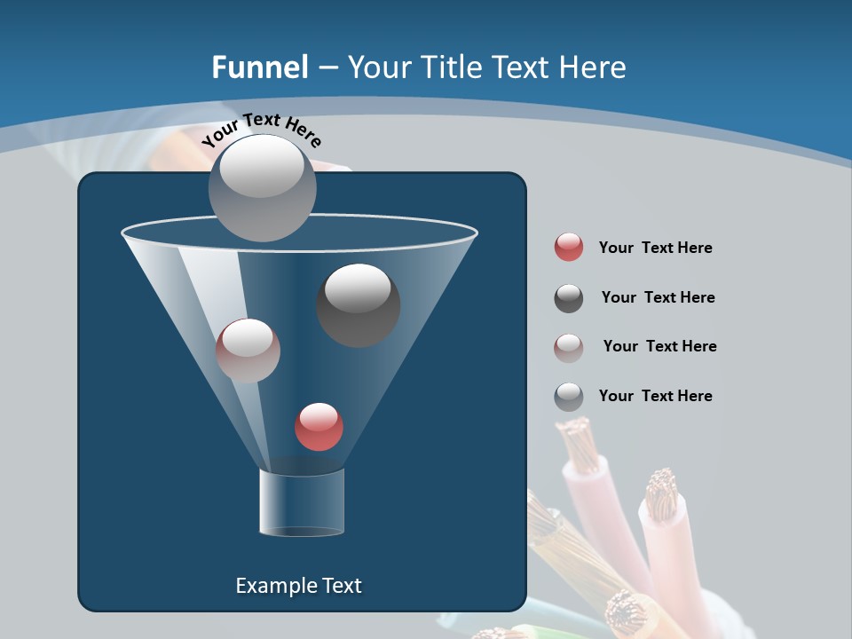 Fire Electric Shock PowerPoint Template