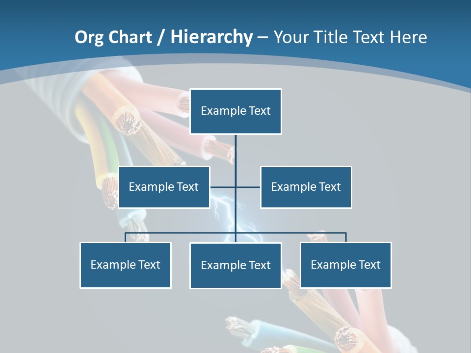 Fire Electric Shock PowerPoint Template