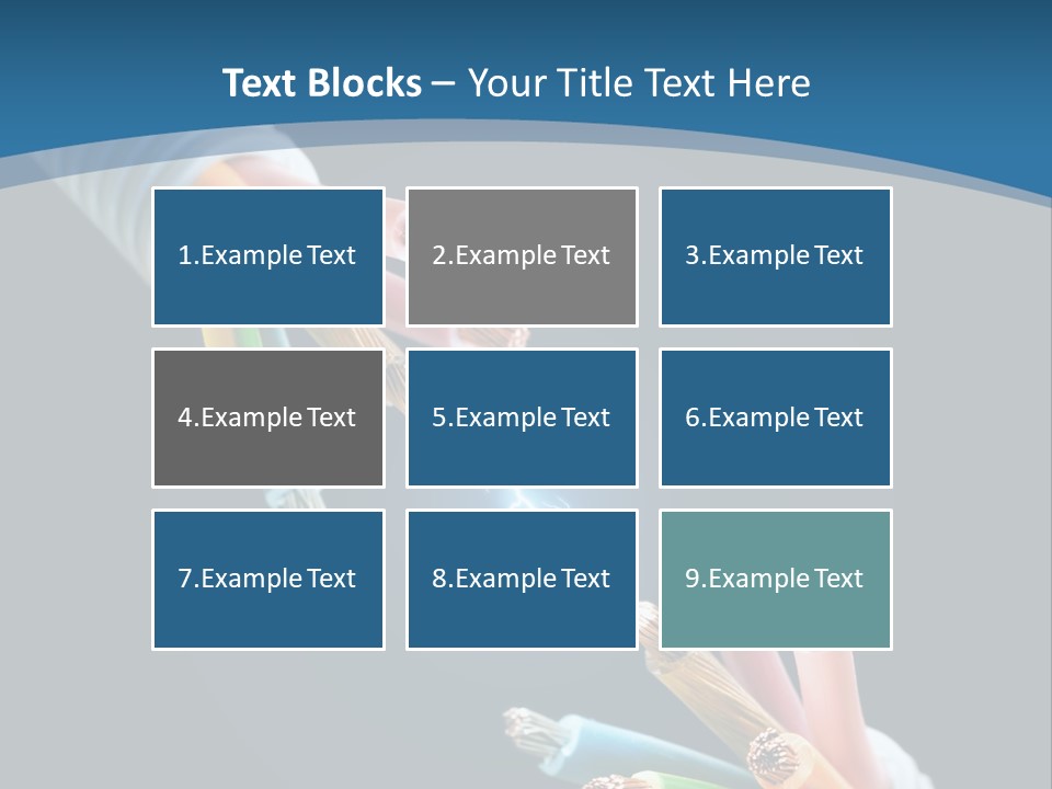 Fire Electric Shock PowerPoint Template