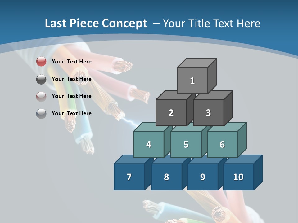 Fire Electric Shock PowerPoint Template